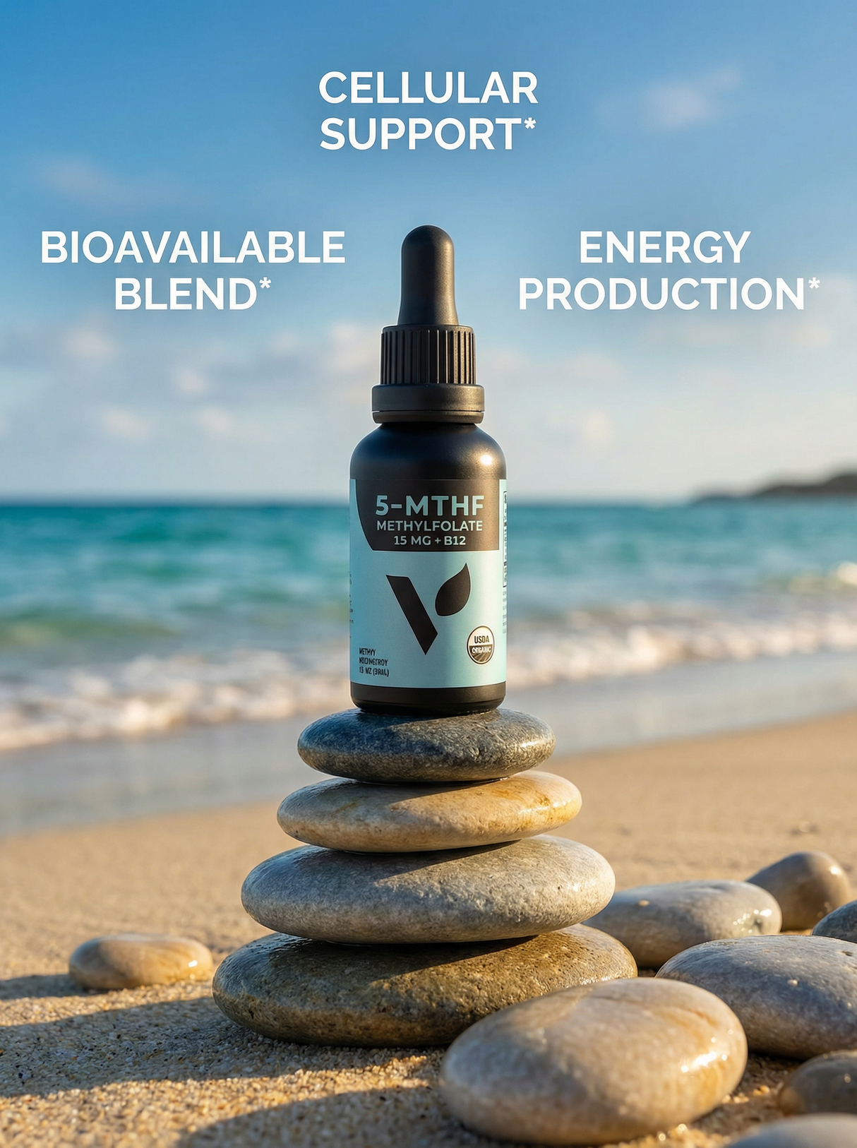 Organic Methylfolate 15mg + B12