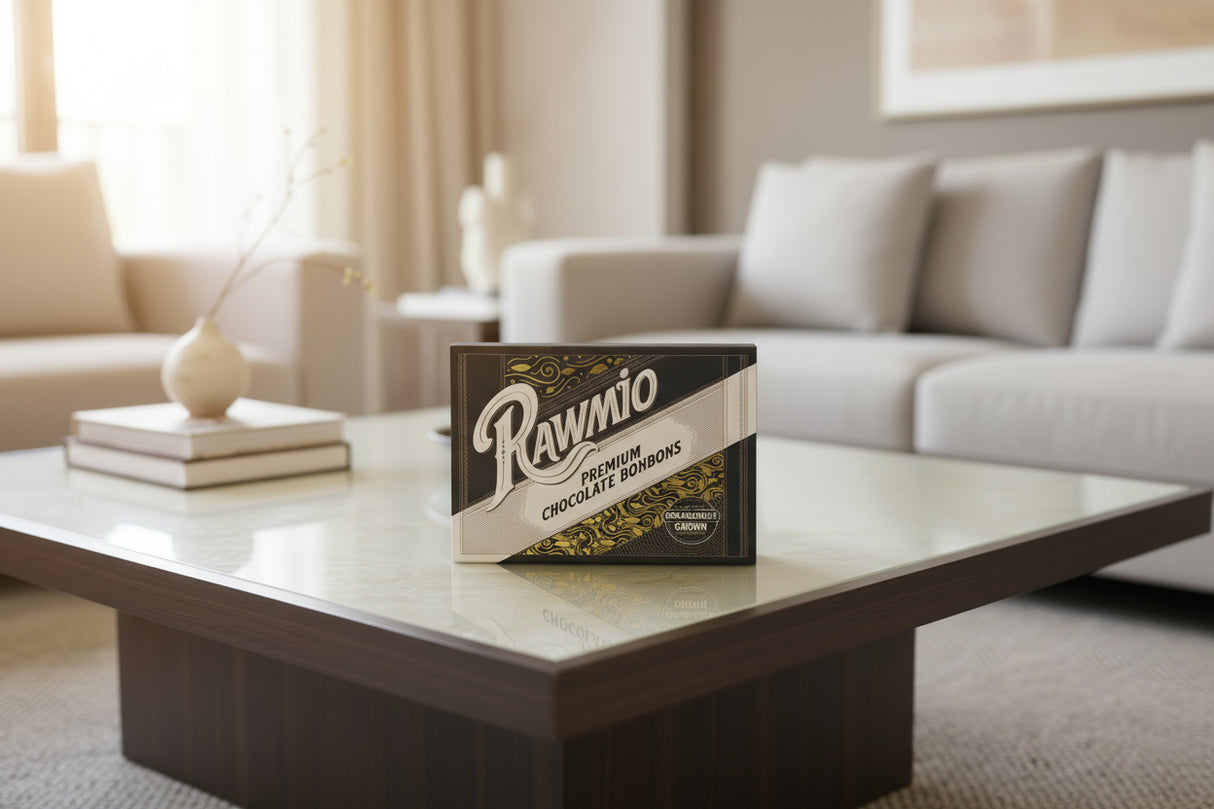 Rawmio Coconut Milk Chocolate Bonbons, 12 Bonbons