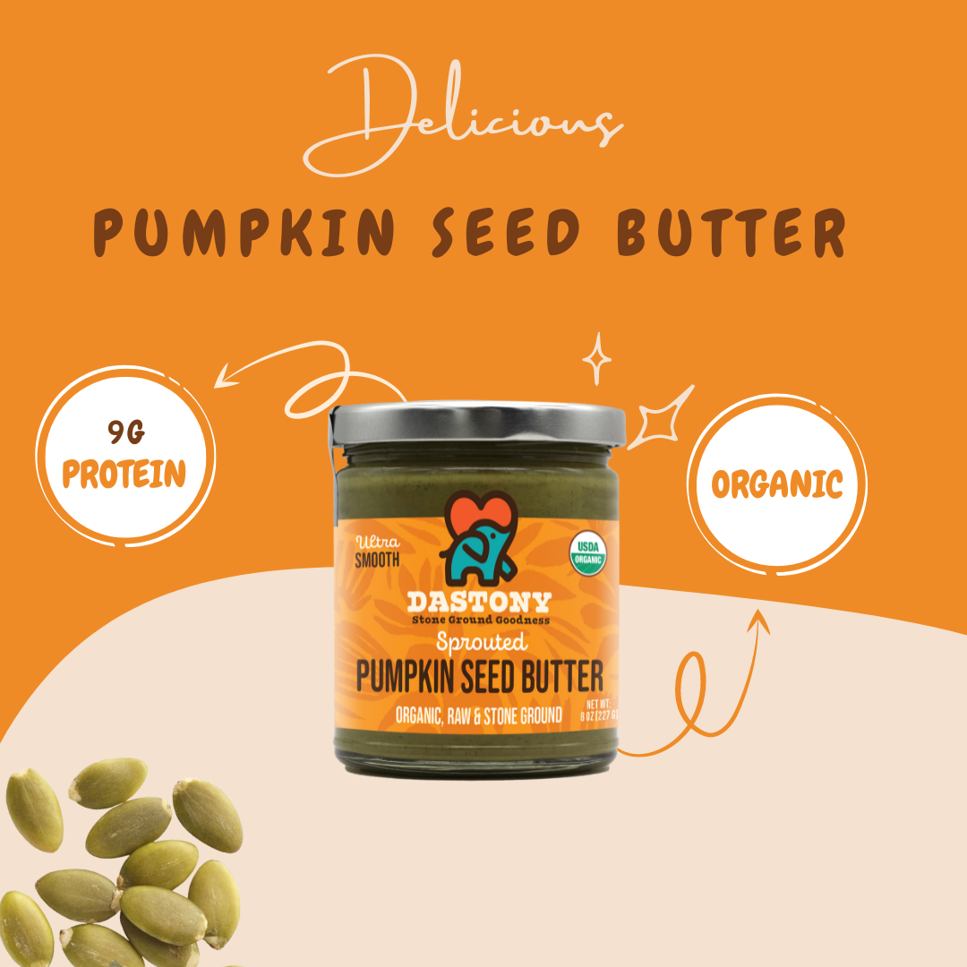 Organic Crunchy Sprouted Pumpkin Seed Butter