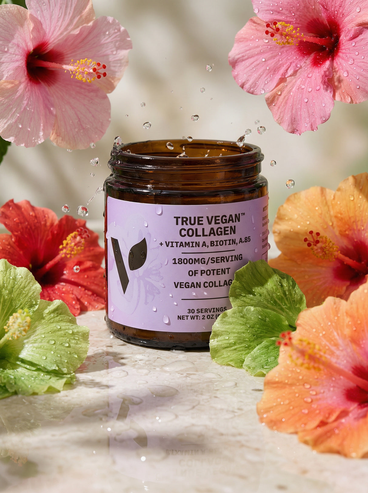 True Vegan Collagen + Vitamin A, Biotin & B5 - Powder