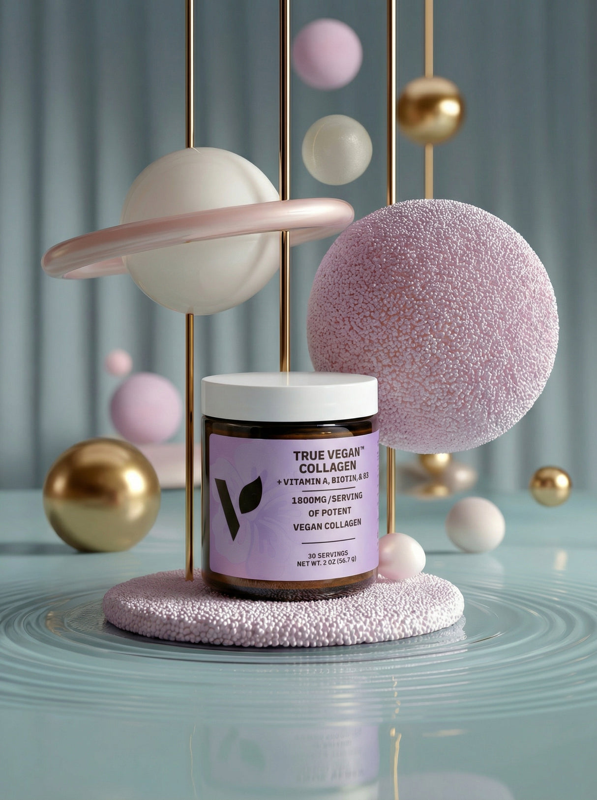 True Vegan Collagen + Vitamin A, Biotin & B5 - Powder