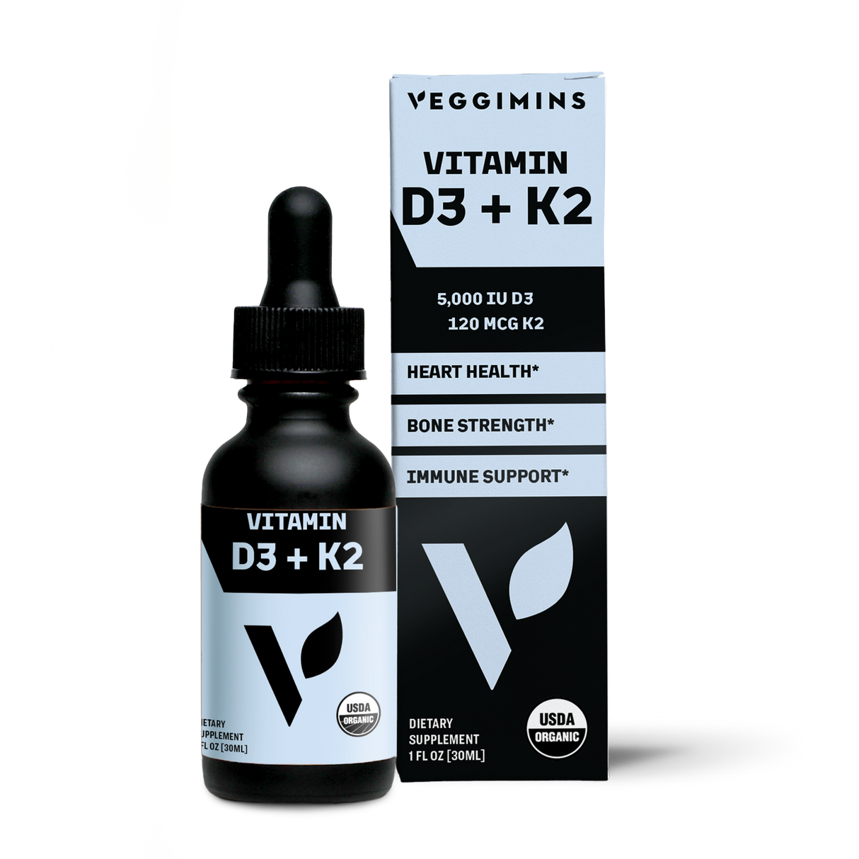 Organic Vitamin D3 + K2