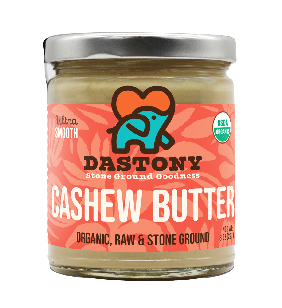 dastony organic stone ground cashew butter smooth