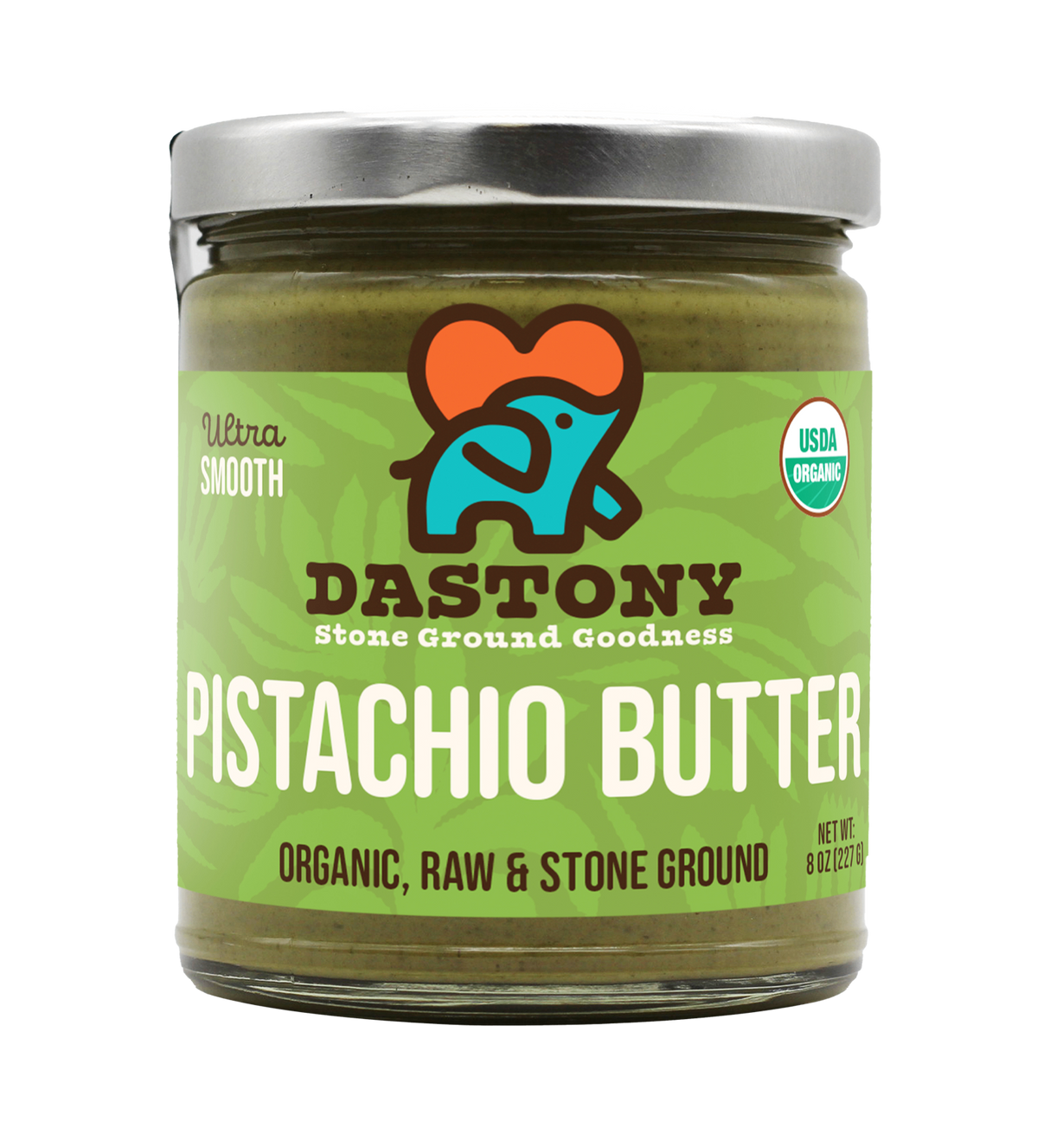 dastony raw organic stone ground pistachio butter