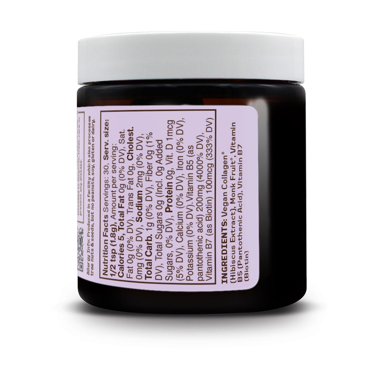 True Vegan Collagen + Vitamin A, Biotin & B5 - Powder