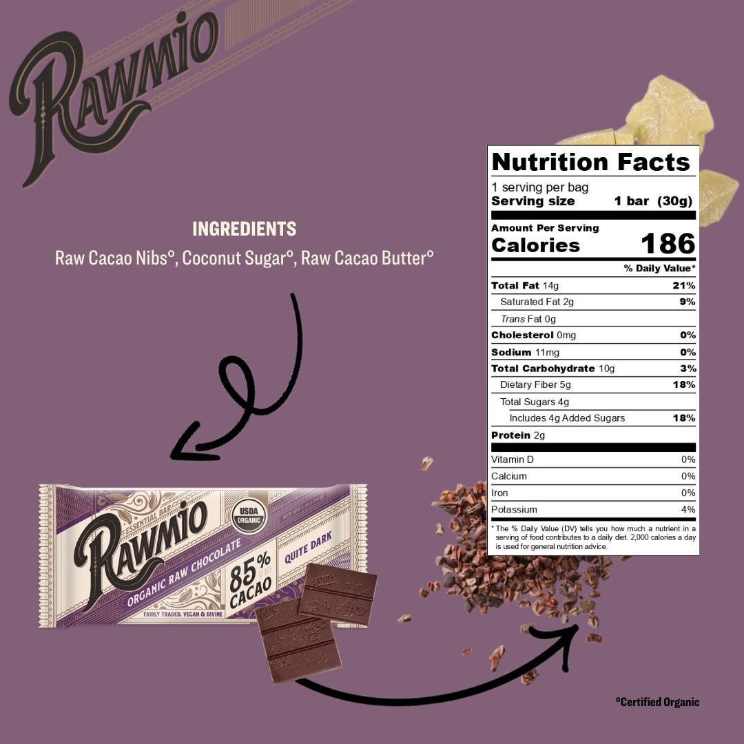 Package with ingredients and nutrition facts