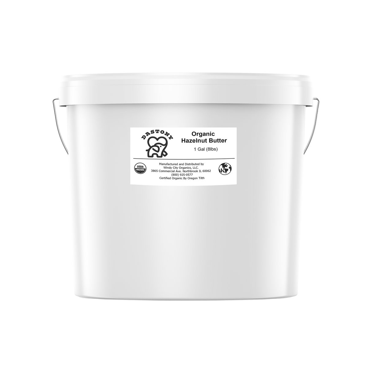 Dastony Organic Raw Hazelnut Butter - 1 Gallon