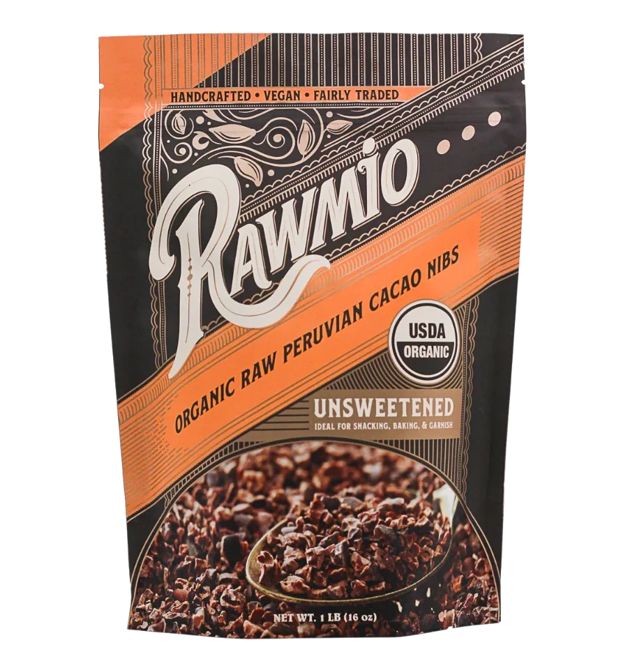 rawmio organic raw cacao nibs