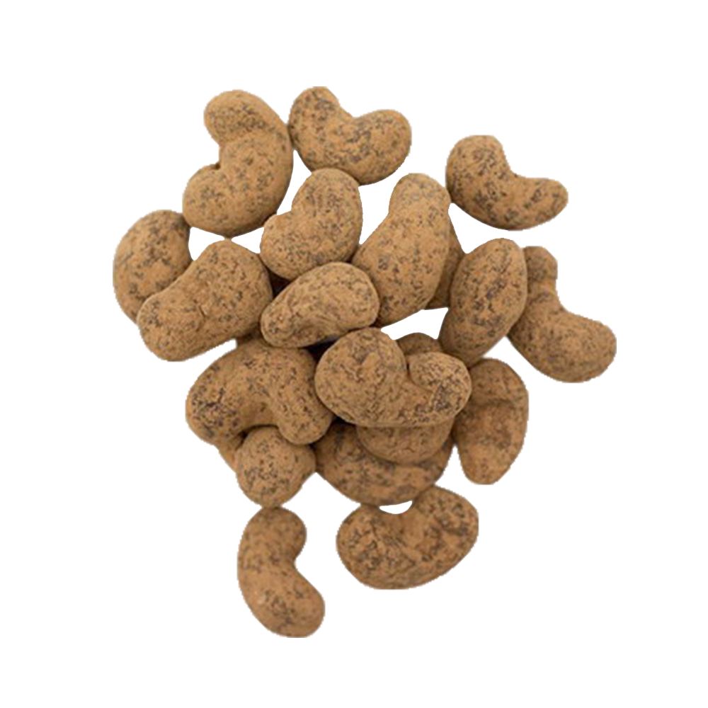 Delicious chocolate covered cashews
