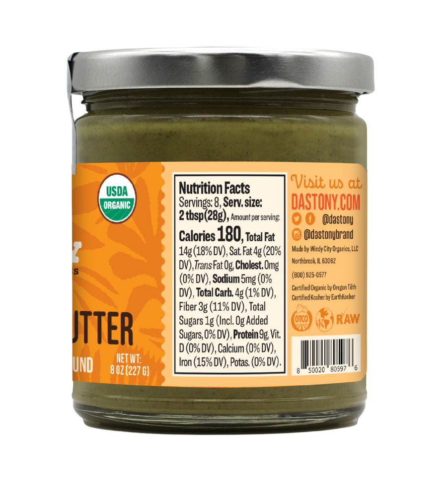 Organic Crunchy Sprouted Pumpkin Seed Butter