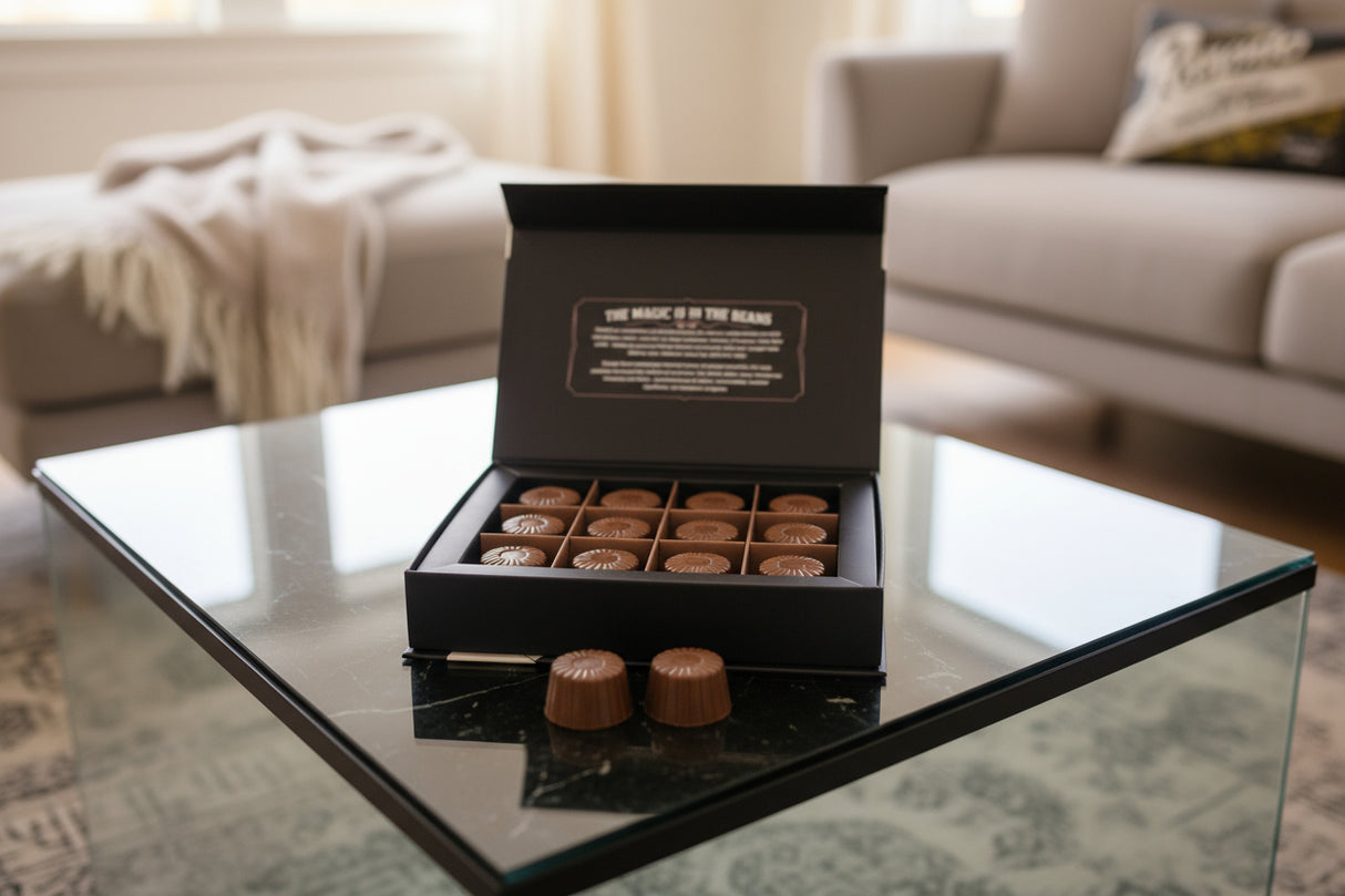 Rawmio Coconut Milk Chocolate Bonbons, 12 Bonbons