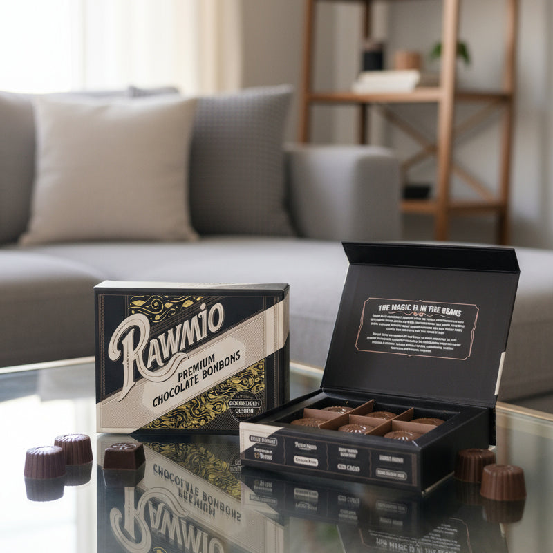 Rawmio Coconut Milk Chocolate Bonbons, 6 Bonbons