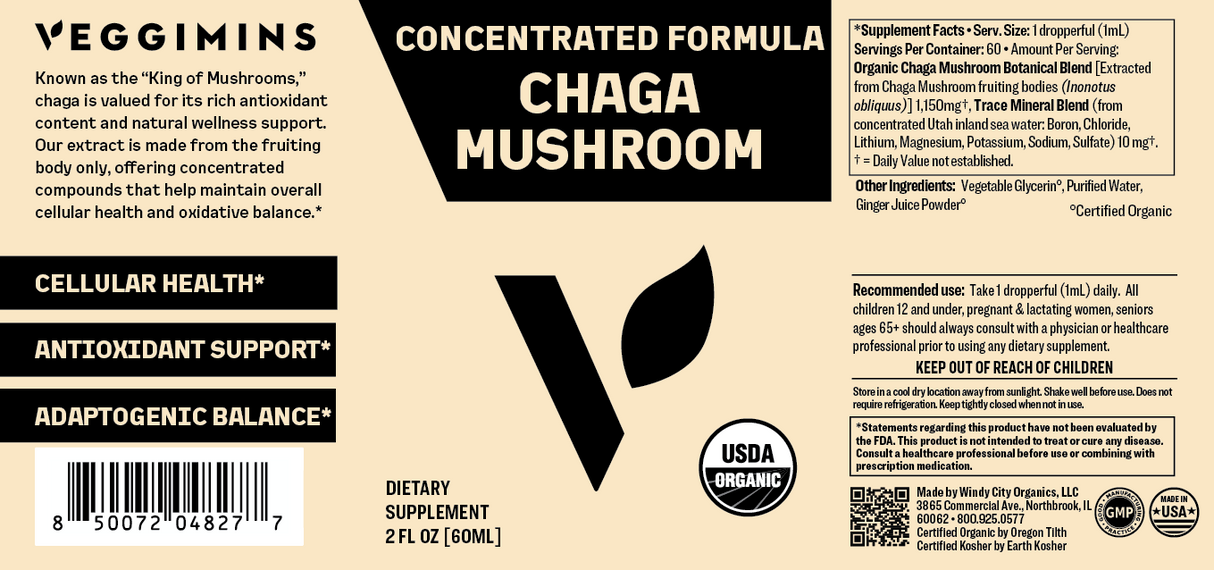 Organic Chaga Mushroom