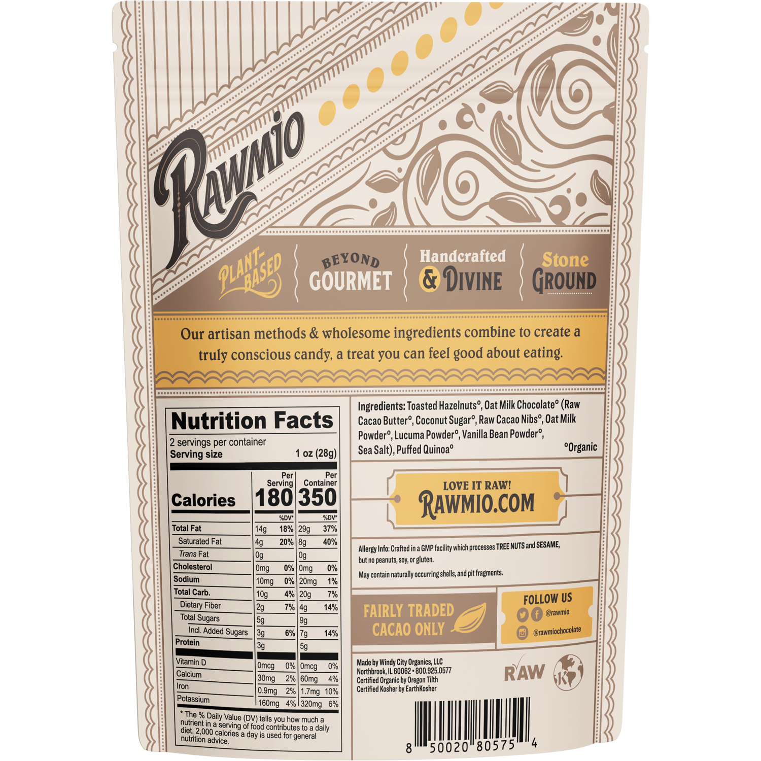 Oat Milk Chocolate Covered Toasted Hazelnuts