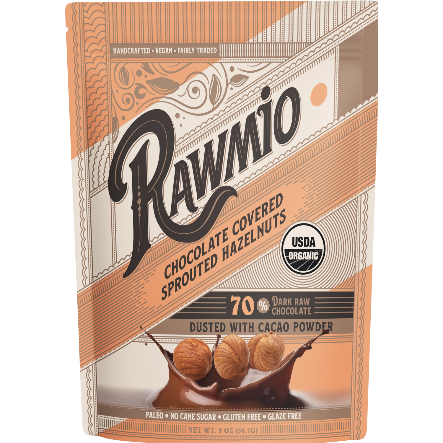 Chocolate  Covered Sprouted Hazelnuts