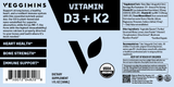 Organic Vitamin D3 + K2