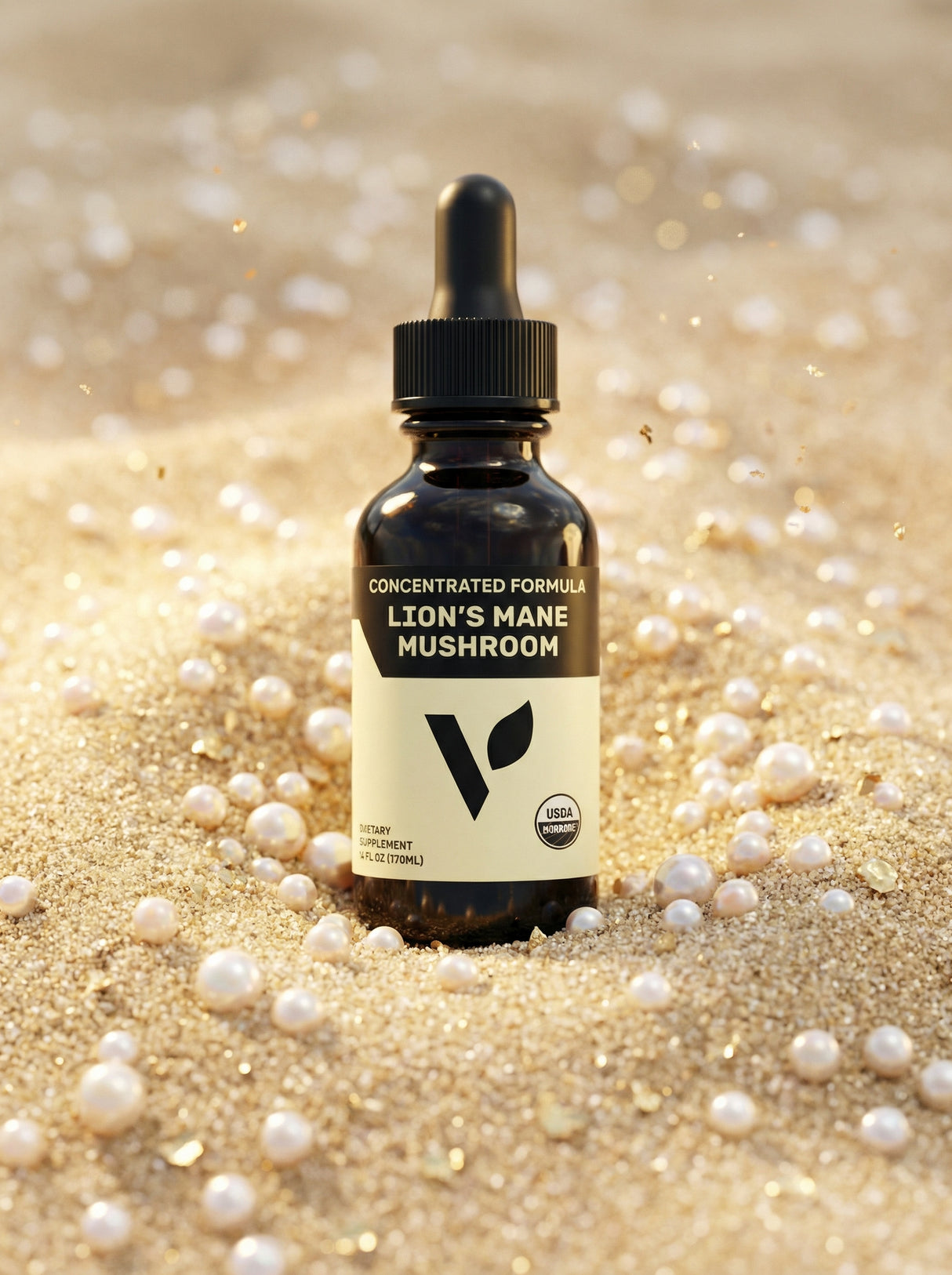 Organic Lion's Mane Mushroom, 4oz