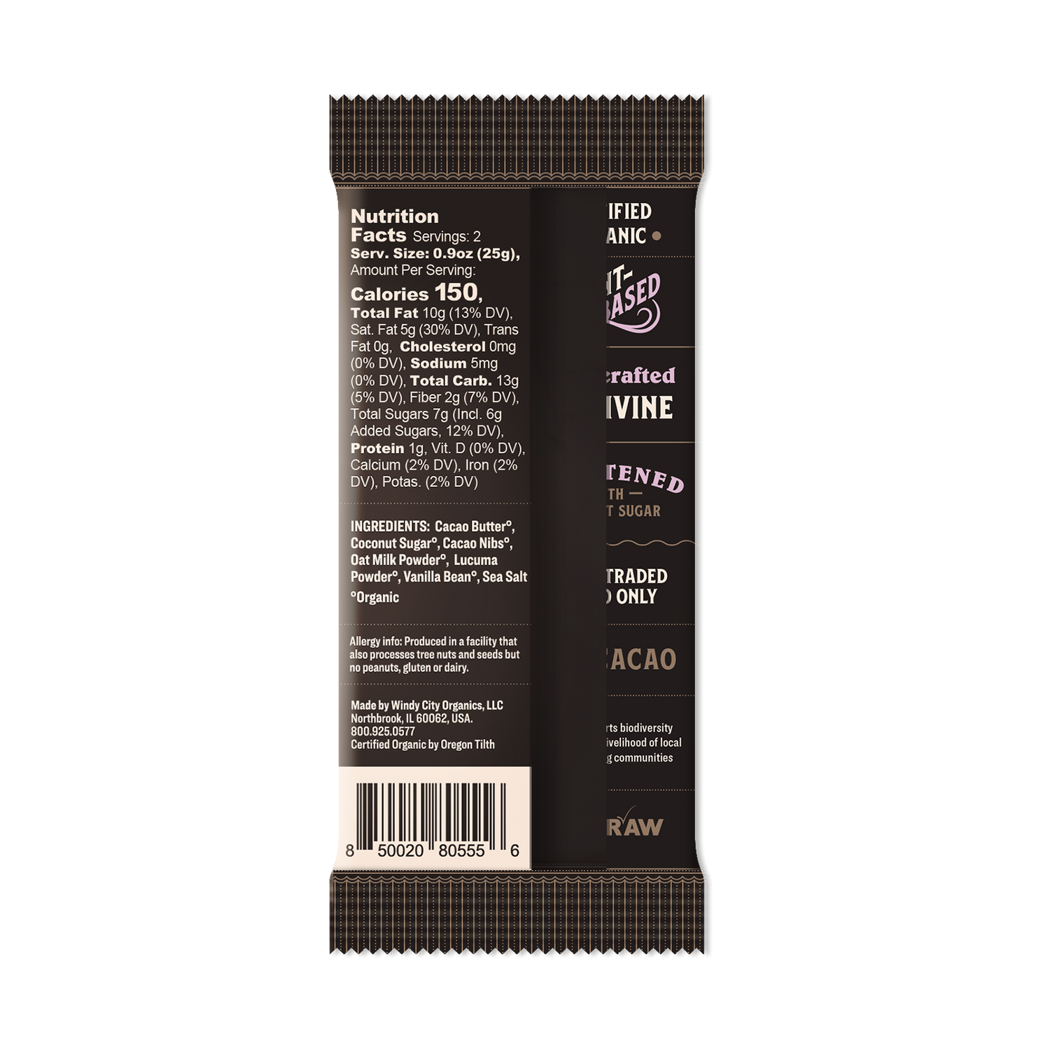 Premium Oat Milk Chocolate Bar - 50% Cacao