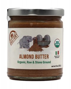 Stone Ground Organic Raw Almond Butter - 8 oz
