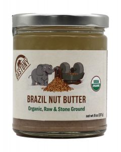 Stone Ground Organic Raw Brazil Nut Butter - 8 oz