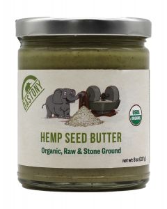 Stone Ground Organic Raw Hemp Seed Butter - 8 oz
