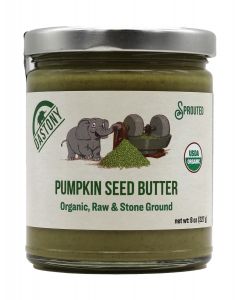 Stone Ground Organic Raw Sprouted Pumpkin Seed Butter - 8 oz
