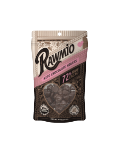 Raw Dark Chocolate Hearts - KETO