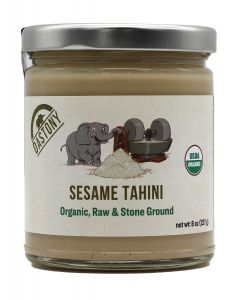 Stone Ground Organic Raw Sesame Seed Butter - 8 oz