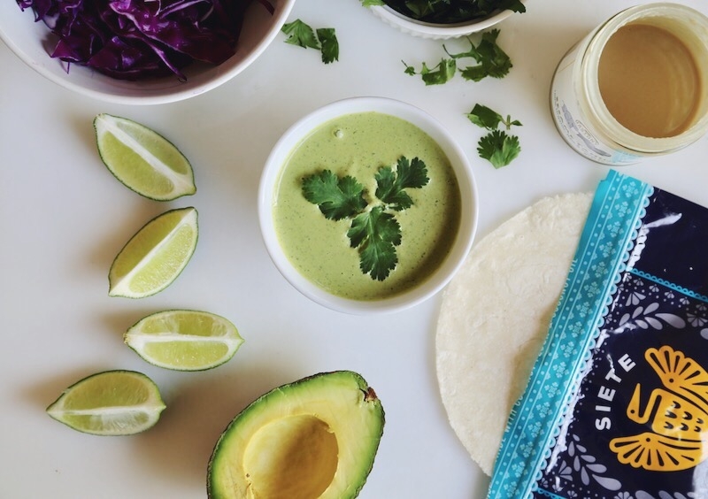 The Ultimate Plant Based Tacos with Tangy-Sweet Cilantro Tahini Lime Sauce